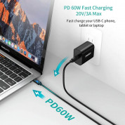 Choetech USB-C to USB-C Cable 60W (100 cm) (black) (bulk) 2