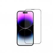 Blueo Sapphire Screen Protector With Applicator - защитно покритие от сапфирено стъкло за дисплея на iPhone 14 Plus, 13 Pro Max (черен-прозрачен) 1