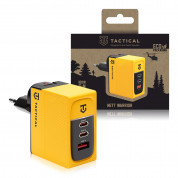 Tactical Nett Warrior GaN Wall Charger 100W with USB-A and 2xUSB-C Ports (yellow) 3