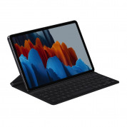 Samsung Book Cover Keyboard EF-DT630 - кейс с клавиатура и поставка за Samsung Galaxy Tab S7, Galaxy Tab S8 (черен) 