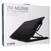 Zalman ZM-NS2000 Notebook Cooler Stand 17 - охлаждаща ергономична поставка за Mac и преносими компютри до 17 инча (черен) 8