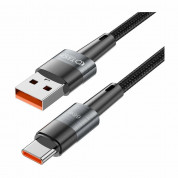 Tech-Protect Ultraboost USB-A to USB-C Cable 66W - кабел с въжена оплетка за устройства с USB-C порт (50 см) (черен) 2