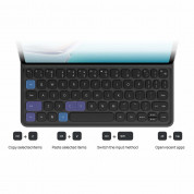 C-Debussy Case With Keyboard - кожен калъф и безжична блутут клавиатура за Huawei MatePad 11 (2021) (тъмносив) 4