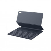 C-Debussy Case With Keyboard - кожен калъф и безжична блутут клавиатура за Huawei MatePad 11 (2021) (тъмносив) 1
