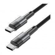Tech-Protect Ultraboost USB-C to USB-C Cable 60W - USB-C към USB-C кабел за устройства с USB-C порт (50 см) (черен) 1