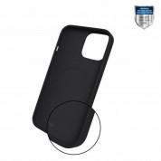 Prio Liquid Silicone Mag Case - силиконов (TPU) калъф с MagSafe за iPhone 15 (черен) 2
