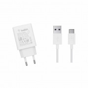 Belkin Wall Charger 24W and USB-C cable (white) (bulk)