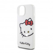 Hello Kitty IML Head Logo Case for iPhone 15 (white) 4