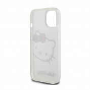 Hello Kitty IML Head Logo Case for iPhone 15 (white) 5