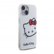 Hello Kitty IML Head Logo Case for iPhone 15 (white) 3