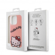 Hello Kitty IML Daydreaming Logo Case - дизайнерски силиконов кейс за iPhone 15 Pro (розов) 6