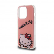 Hello Kitty IML Daydreaming Logo Case - дизайнерски силиконов кейс за iPhone 15 Pro (розов) 4