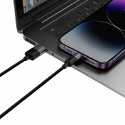 Baseus StarSpeed 3-in-1 USB-A Cable (CAXS000001) - универсален USB-A кабел с Lightning, microUSB и USB-C конектори (120 см) (черен) 5