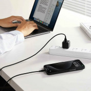 Pitaka Flex Braided USB-C to USB-C Cable 60W - кабел с въжена оплетка и бързо зареждане за устройства с USB-C порт (120 см) (черен) 4