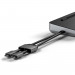 Satechi Dual Dock Stand with NVMe SSD Enclosure - мултифункционален хъб за свързване на допълнителна периферия за MacBook и лаптопи с USB-C портове (сив) 2