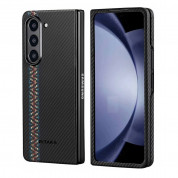 Pitaka Air Case Fusion Weaving Rhapsody Aramid Fiber Case 600D - кевларен кейс за Samsung Galaxy Z Fold5 (черен-сив) 