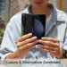Pitaka Air Case Fusion Weaving Overture Aramid Fiber Case 600D - кевларен кейс за Samsung Galaxy Z Fold5 (черен-зелен)  6