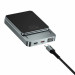 4smarts OneStyle MagSafe PowerBank 5000 mAh - преносима външна батерия с 2xUSB-C порта и безжично зареждане с MagSafe (черен) 2