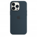 Apple iPhone Silicone Case with MagSafe - оригинален силиконов кейс за iPhone 13 Pro с MagSafe (тъмносин) (разопакован продукт) 2