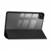 Tech-Protect SC Pen Hybrid Case - кожен кейс и поставка за Samsung Galaxy Tab A9 (2023) (черен-прозрачен)  5