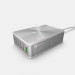Adam Elements Omnia PA601 Desktop Charging Station 81W - захранване за ел. мрежа за лаптопи, смартфони и таблети с 5xUSB-A и 1xUSB-C изходи с технология за бързо зарежданe (сребрист) 4