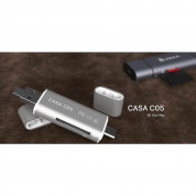 Adam Elements C05 Casa USB-C Card Reader - четец за microSD и SD карти памет за мобилни устройства (златист) 1