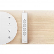 Meross Smart WiFi Power Strip 4 AC And 4 USB-A Ports (HomeKit) - смарт WiFi разклонител с 4 гнезда и 4 USB-A изхода за Android и iOS (бял) 1