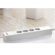 Meross Smart WiFi Power Strip 4 AC And 4 USB-A Ports (HomeKit) - смарт WiFi разклонител с 4 гнезда и 4 USB-A изхода за Android и iOS (бял) 2