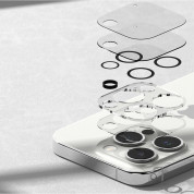 Ringke Camera Lens Glass - комплект 2 броя предпазни стъклени протектора за камерата на iPhone 15 Pro (прозрачен) 3