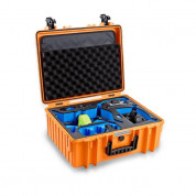 B&W Hard Case Waterproof (IP67) Series 6000 - предпазен твърд кейс за DJI FPV Drone (оранжев)