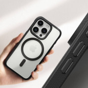 Ringke Fusion Bold Magnetic Case - хибриден кейс с висока степен на защита с MagSafe за iPhone 15 Pro (черен-мат)  6