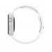 Apple Sport Band White Stainless Steel Pin - оригинална силиконова каишка за Apple Watch 42мм, 44мм, 45мм, Ultra 49мм (бял) (reconditioned) 3