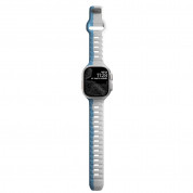 Nomad Sport Band - силиконова каишка за Apple Watch 42мм, 44мм, 45мм, Ultra 49мм (сив-син) 6