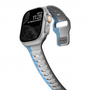 Nomad Sport Band for Apple Watch 42mm, 44mm, 45mm, Ultra 49mm (lunar gray-electric blue) 5