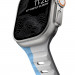 Nomad Sport Band - силиконова каишка за Apple Watch 42мм, 44мм, 45мм, Ultra 49мм (сив-син) 5
