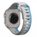 Nomad Sport Band - силиконова каишка за Apple Watch 42мм, 44мм, 45мм, Ultra 49мм (сив-син) 2