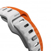 Nomad Sport Band - силиконова каишка за Apple Watch 42мм, 44мм, 45мм, Ultra 49мм (сив-оранжев) 3