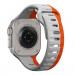 Nomad Sport Band - силиконова каишка за Apple Watch 42мм, 44мм, 45мм, Ultra 49мм (сив-оранжев) 2