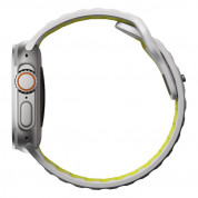 Nomad Sport Band - силиконова каишка за Apple Watch 42мм, 44мм, 45мм, Ultra 49мм (сив-зелен) 2