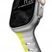Nomad Sport Band - силиконова каишка за Apple Watch 42мм, 44мм, 45мм, Ultra 49мм (сив-зелен) 5