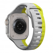 Nomad Sport Band - силиконова каишка за Apple Watch 42мм, 44мм, 45мм, Ultra 49мм (сив-зелен) 1