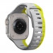 Nomad Sport Band - силиконова каишка за Apple Watch 42мм, 44мм, 45мм, Ultra 49мм (сив-зелен) 2