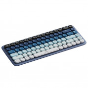 Ugreen KU101 Bluetooth, USB-C Wireless Mechanical Keyboard - безжична клавиатура с подсветка за Mac и PC (син)