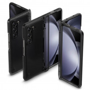 Spigen Thin Fit Pro Case - качествен поликарбонатов кейс за Samsung Galaxy Z Fold5 (черен-прозрачен) 8