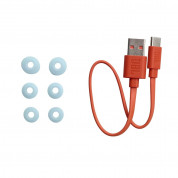 JBL Wave Beam TWS Earphones - безжични блутут слушалки със зареждащ кейс (светлосин)  5