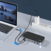Choetch M52 15-in-1 Hub USB-C - мултифункционален хъб за свързване на допълнителна периферия за Macbook и USB-C устройства (сив) 8