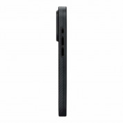 Pitaka MagEZ PRO 4 1500D Aramid Fiber Case for iPhone 15 Pro (black-grey) 2