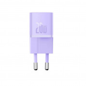 Baseus GaN 5 Mini Fast Wall Charger 20W (CCGN050105) (purple) 1