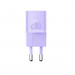 Baseus GaN 5 Mini Fast Wall Charger 20W (CCGN050105) - захранване за ел. мрежа с USB-C изход с технология за бързо зареждане (лилав)  2
