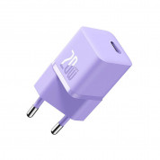 Baseus GaN 5 Mini Fast Wall Charger 20W (CCGN050105) (purple)
